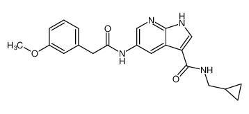 865770-19-0 structure, C21H22N4O3