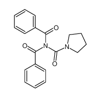 N,N-dibenzoylpyrrolidine-1-carboxamide 104417-78-9