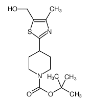 4-[5-(羟基甲基)-4-甲基-1,3-噻唑-2-基]-1-哌啶羧酸叔丁酯