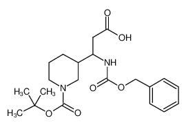 3-N-Cbz-氨基-3-(3’-Boc）哌啶-丙酸