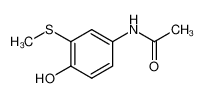 N-(4-hydroxy-3-methylsulfanylphenyl)acetamide 37398-23-5