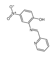 4-nitro-6-[(Z)-1H-pyridin-2-ylidenemethyl]iminocyclohexa-2,4-dien-1-one 29644-92-6