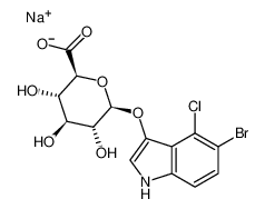 5-溴-4-氯-3-吲哚基-beta-D-葡糖醛酸苷钠盐