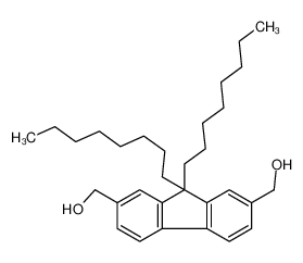 [7-(hydroxymethyl)-9,9-dioctylfluoren-2-yl]methanol 222159-97-9