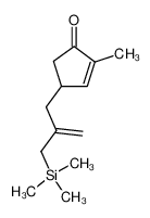 2-methyl-4-<2-<trimethylsilyl)methyl>allyl>-2-cyclopenten-1-one 100812-72-4