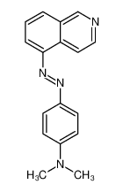 4-(isoquinolin-5-yldiazenyl)-N,N-dimethylaniline 63040-64-2