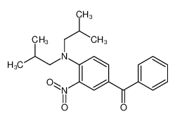 [4-[bis(2-methylpropyl)amino]-3-nitrophenyl]-phenylmethanone 56106-88-8