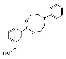 2-(6-methoxypyridin-2-yl)-6-phenyl-1,3,6,2-dioxazaborocane 872054-59-6