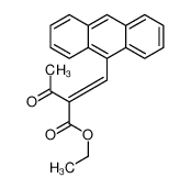 ethyl (2E)-2-(anthracen-9-ylmethylidene)-3-oxobutanoate 73758-53-9