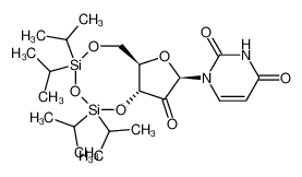 1-[(6aR,8R,9aR)-9-oxo-2,2,4,4-tetrakis(propan-2-yl)-hexahydro-2H-furo[3,2-f][1,3,5,2,4]trioxadisilocin-8-yl]-1,2,3,4-tetrahydropyrimidine-2,4-dione 84828-97-7