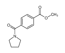 terephthalic acid monomethyl ester pyrrolidine amide 210963-73-8