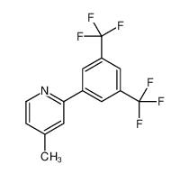 2-[3,5-bis(trifluoromethyl)phenyl]-4-methylpyridine 583052-20-4