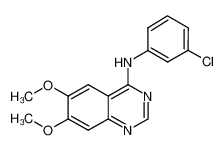 N-(3-chlorophenyl)-6,7-dimethoxyquinazolin-4-amine 153436-53-4