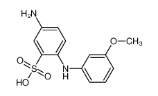 4-amino-3'-methoxydiphenylamine-2-sulfonic acid 6527-79-3