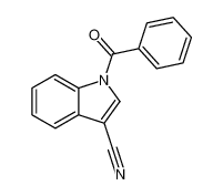 1-benzoylindole-3-carbonitrile 90539-80-3