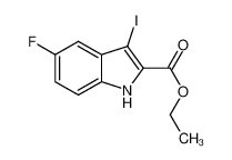 5-氟-3-碘-1H-吲哚-2-羧酸乙酯