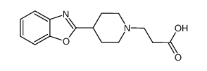 3-[4-(1,3-Benzoxazol-2-yl)piperidino]-propanoic acid