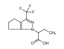 1(4H)-Cyclopentapyrazoleacetic acid, α-ethyl-5,6-dihydro-3-(trifluoromethyl)- 938001-67-3