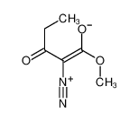 2-diazonio-1-methoxy-1-oxopent-2-en-3-olate 104034-82-4