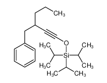 3-benzylhex-1-ynoxy-tri(propan-2-yl)silane 765906-56-7