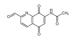 N-(2-甲酰基-5,8-二氧代-5,8-二氢喹啉-7-基)乙酰胺图片