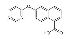 6-pyrimidin-4-yloxynaphthalene-1-carboxylic acid 1017969-41-3