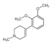 4-(2,3-dimethoxyphenyl)-1-methyl-3,6-dihydro-2H-pyridine 82359-63-5