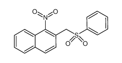 (1-nitro-2-naphthyl)methyl phenyl sulfone 1050589-63-3
