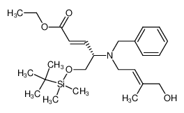 (2E,4S)-4-[N-benzyl-N-[(2E)-(4-hydroxy-3-methyl-2-butenyl)]amino]-5-(tert-butyldimethylsilyloxy)-2-pentenoic acid ethyl ester 794518-62-0