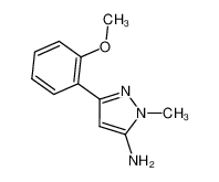 5-(2-methoxyphenyl)-2-methylpyrazol-3-amine 957313-52-9