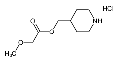 4-Piperidinylmethyl 2-methoxyacetate hydrochloride 1219979-82-4