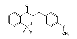 3-[4-(甲硫基)苯基]-1-[2-(三氟甲基)苯基]-1-丙酮