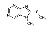 7-methyl-8-methylsulfanylpurine 55286-09-4