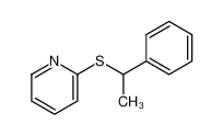 2-(1-phenylethylsulfanyl)pyridine 58086-68-3