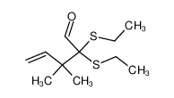 2,2-bis(ethylthio)-3,3-dimethyl-4-pentenal