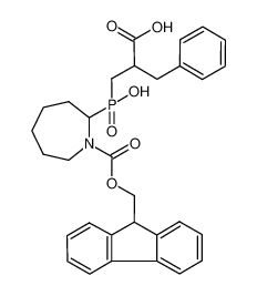 2-benzyl-3-[{1-[(9H-fluoren-9-ylmethoxy)carbonyl]-2-azepanyl}(hydroxy)phosphoryl]propanoic acid 952661-13-1