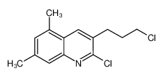 2-氯-3-(3-氯丙基)-5,7-二甲基喹啉