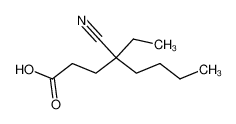 4-cyano-4-ethyloctanoic acid 58474-95-6