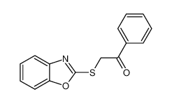 2-(benzo[d]oxazol-2-ylthio)-1-phenylethanone 84589-30-0