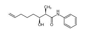 (2R,3S)-3-Hydroxy-2-methyl-oct-7-enoic acid phenylamide