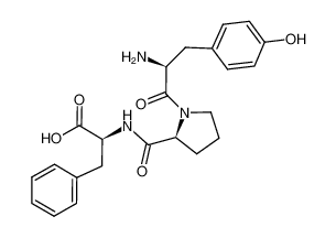 2-[[1-[2-amino-3-(4-hydroxyphenyl)propanoyl]pyrrolidine-2-carbonyl]amino]-3-phenylpropanoic acid 72122-59-9