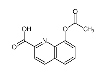 66052-84-4 8-acetyloxyquinoline-2-carboxylic acid