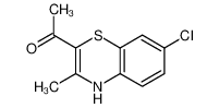 1-(7-chloro-3-methyl-4H-1,4-benzothiazin-2-yl)ethanone 76273-44-4