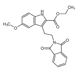 55747-53-0 2-ethoxycarbonyl-3-(2-phthalimidoethyl)-5-methoxyindole