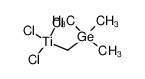 ((trimethylgermyl)methyl)titanium(IV) chloride 81454-93-5