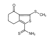 3-(甲硫基)-4-氧代-4,5,6,7-四氢-2-苯并噻吩-1-硫代甲酰胺