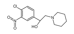 1-(4-chloro-3-nitro-phenyl)-2-piperidin-1-yl-ethanol 61424-40-6