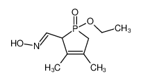 1-ethoxy-3,4-dimethyl-1-oxo-2,5-dihydro-1H-1λ5-phosphole-2-carbaldehyde oxime