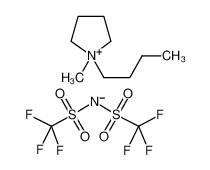 bis(trifluoromethylsulfonyl)azanide,1-butyl-1-methylpyrrolidin-1-ium 99%