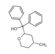 ((2S)-cis-4-Methyl-tetrahydro-pyran-2-yl)-diphenyl-methanol 88610-02-0